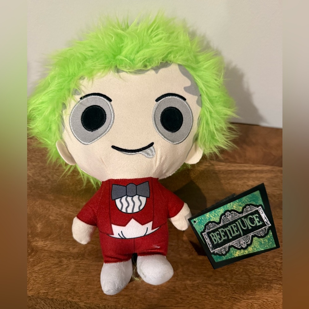 NWT. Beetlejuice large plush toy.